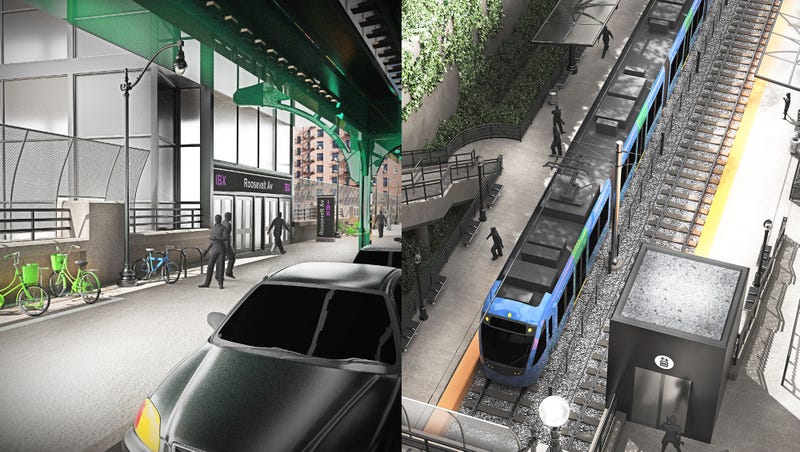 New renderings show what the Interborough Express will look like once completed