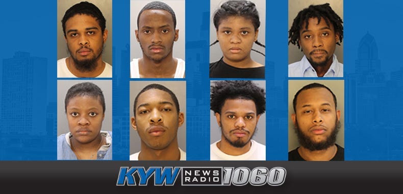 TOP (L-R): Montez Burke, Mujihud Deen, Alexis Hodge, Galvison Morris. BOTTOM (L-R): Markesha Washington, Nasir Evans, Khalid Harrison, Nyseem Smith