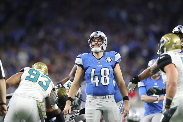 Lions longsnapper Don Muhlbach 