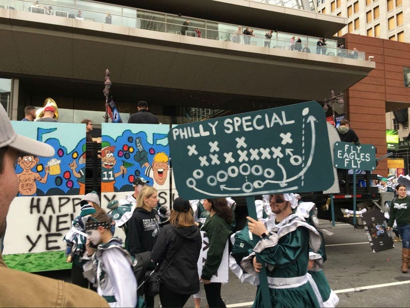 A lot of Eagles love at the 2019 Mummers Parade.