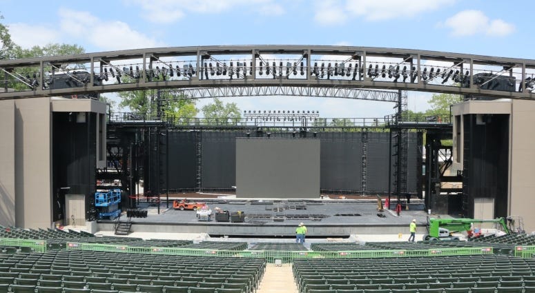 Stage renovations at The Muny 