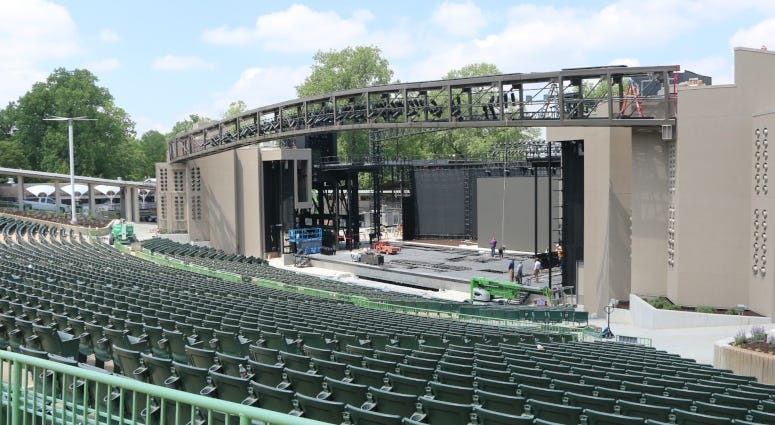Stage renovations at The Muny
