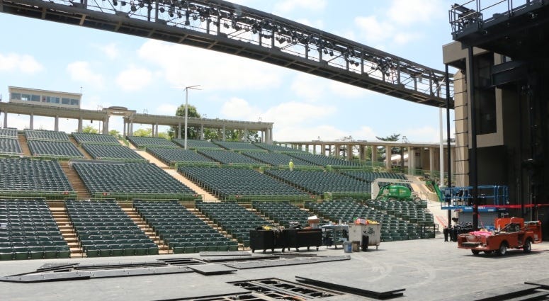 Stage renovations at The Muny 