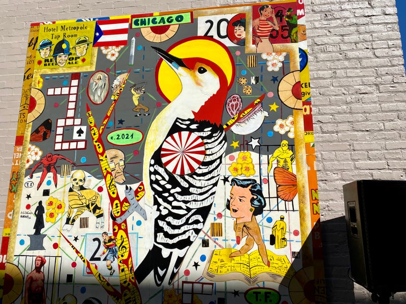 Tony Fitzpatrick mural