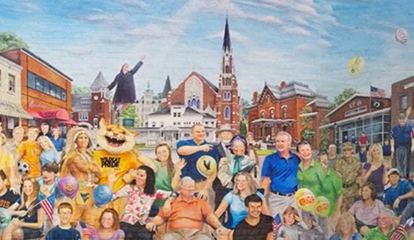 Naperville Mural Portion