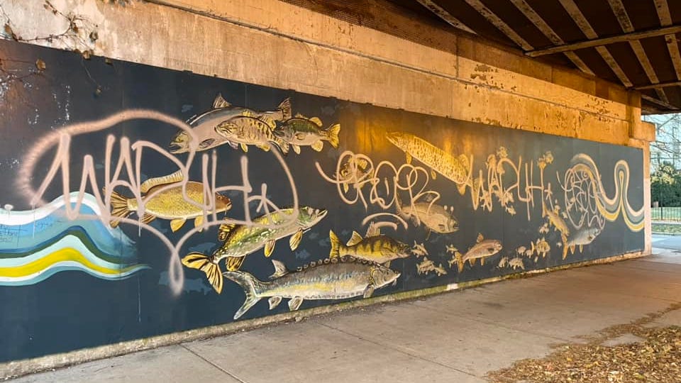 North Side mural tagged, calling its future into question