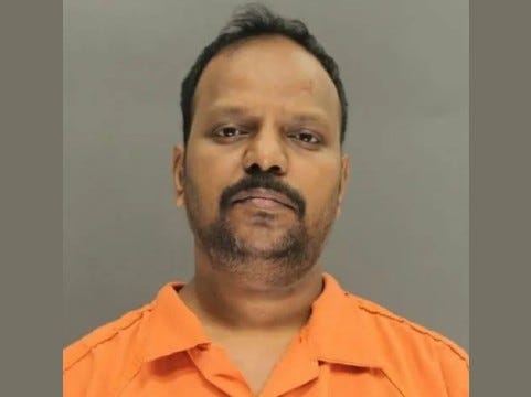 Babu Natarajan, 43, was convicted last week of killing his wife.