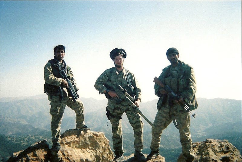 SOFREP co-founder pictured in 2004 in Afghanistan. Murphys memoir Murphys Law is available now