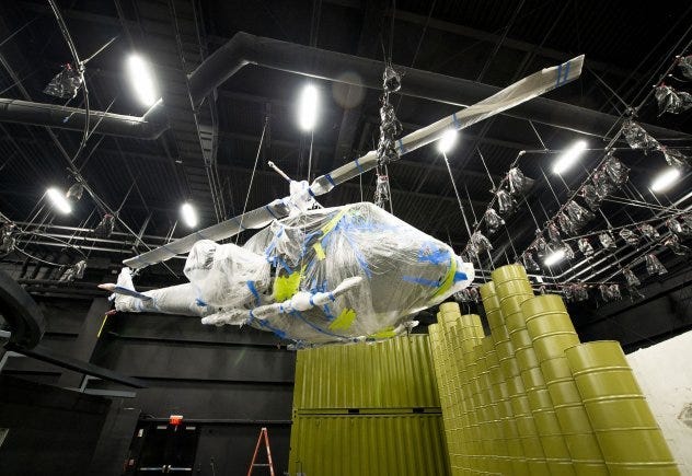 helicopter at Army museum