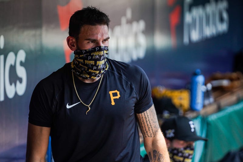 Joe Musgrove wearing mask