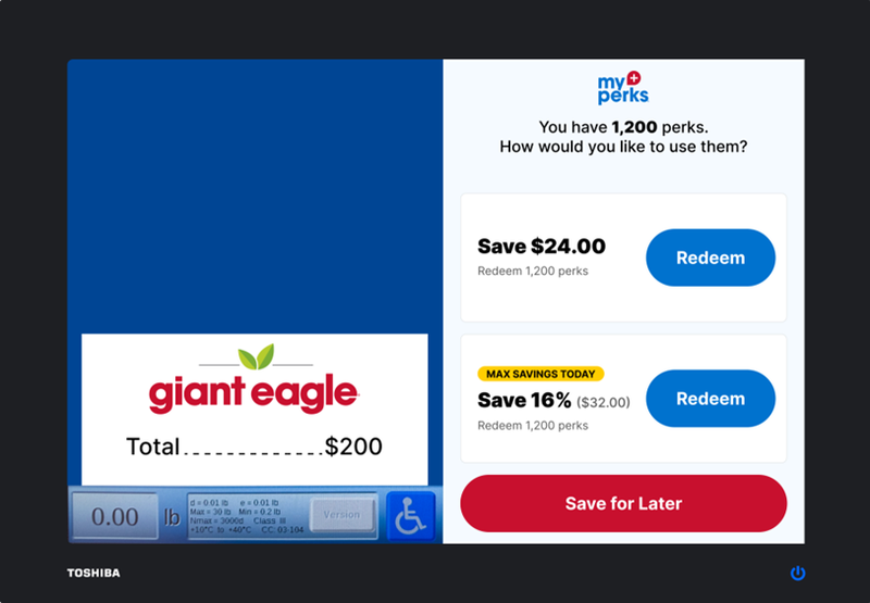 Giant Eagle perks