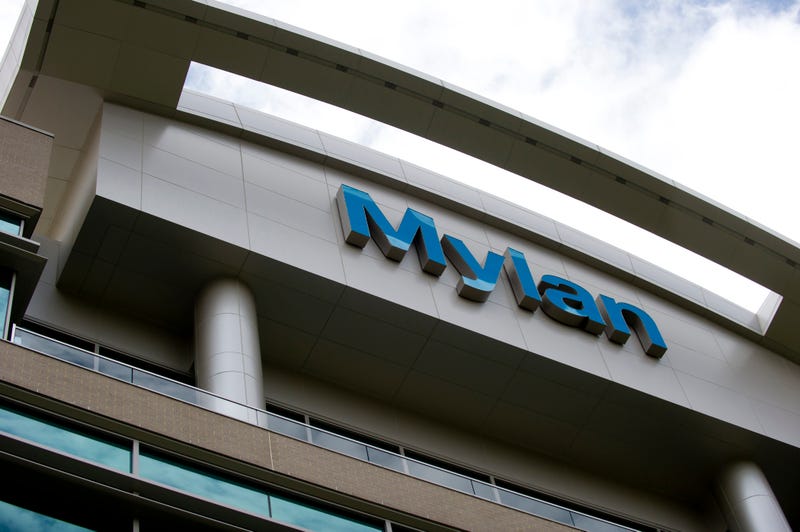 CANONSBURG, PA - JULY 14: Mylan headquarters stands July 14, 2014 in Canonsburg, Pennsylvania The generic drugmaker Mylan is buying Abbott Laboratories' generic-drugs business in developed markets for stock valued at about $5.3 billion. 
