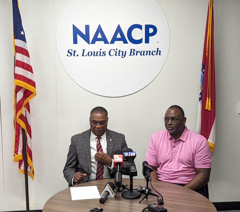 NAACP of St. Louis, President Adolphus Pruitt and bus mechanic Jerry Ellis
