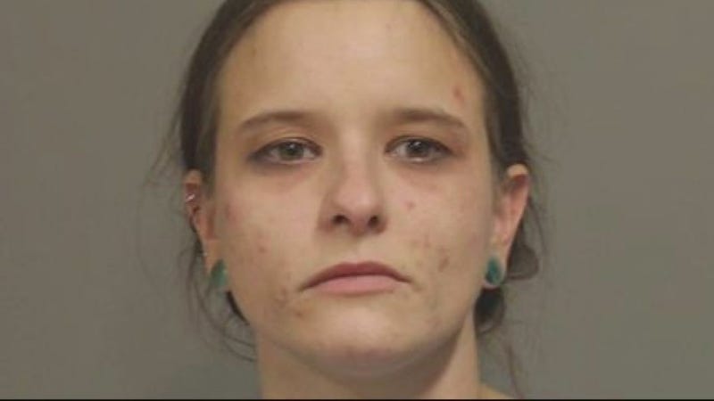 A protester claims she was strip searched in Shelby Township