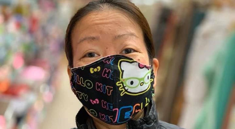 Face masks by Cristina Kjos