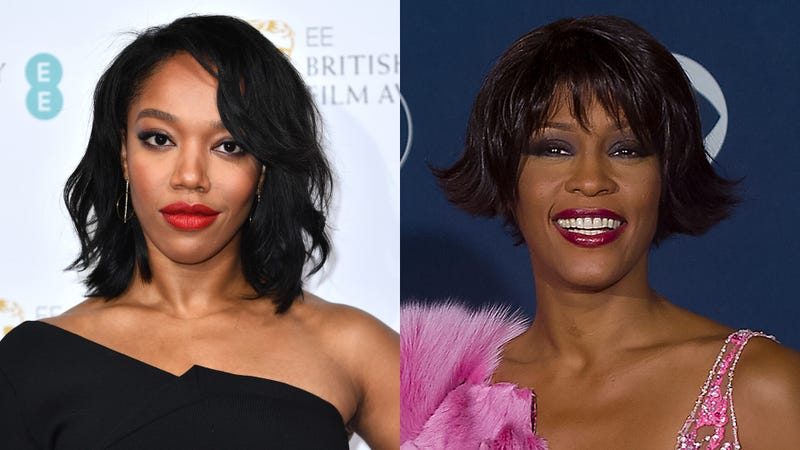 Naomi Ackie  and Whitney Houston 