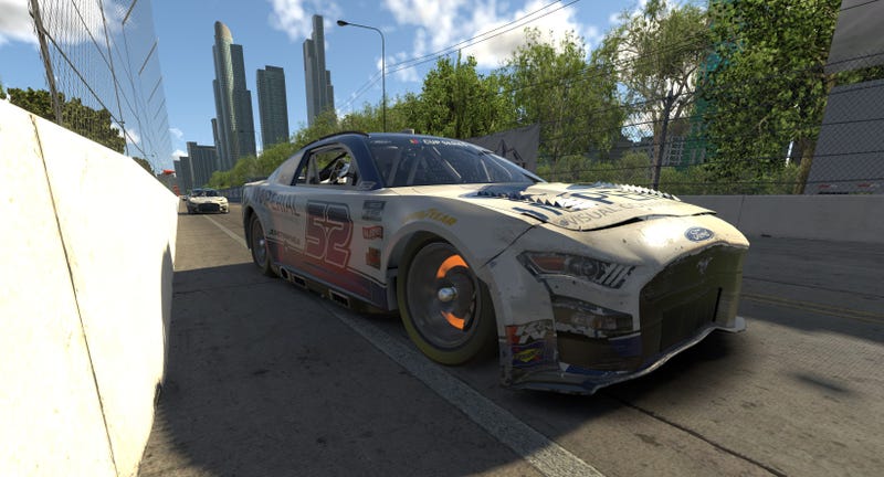 computer generated images of race car in Chicago
