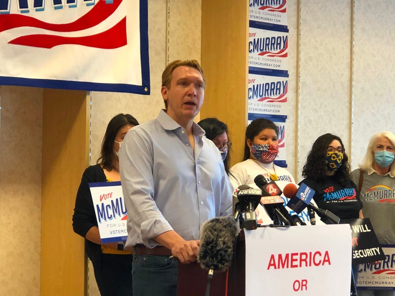 Nate McMurray declines to concede the NY-27 special election to Chris Jacobs. June 26, 2020 (WBEN Photo/Mike Baggerman)
