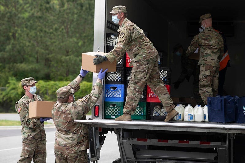 North Carolina National Guard soldiers