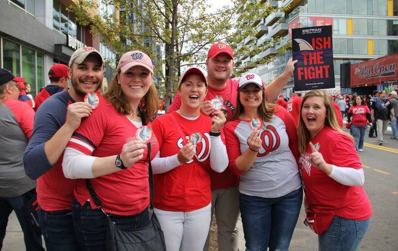 Nationals fans flooded Navy Yard for some serious pregame festivities before Game 3 of the World Series.