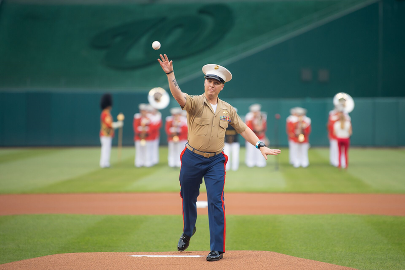 Jarad Stout first pitch 