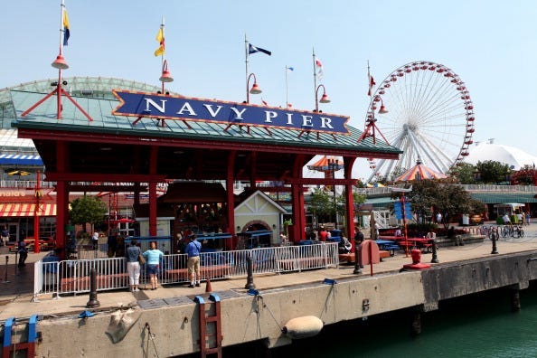 Navy Pier, Closing, Shutdown, Chicago, Local, Farris Wheel, Tourists