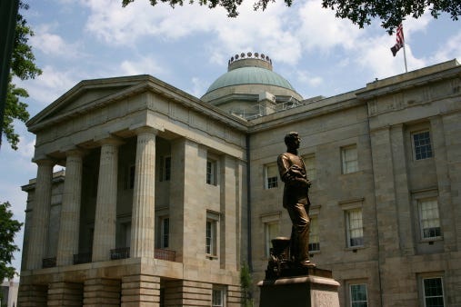 NC State Capitol During The Day