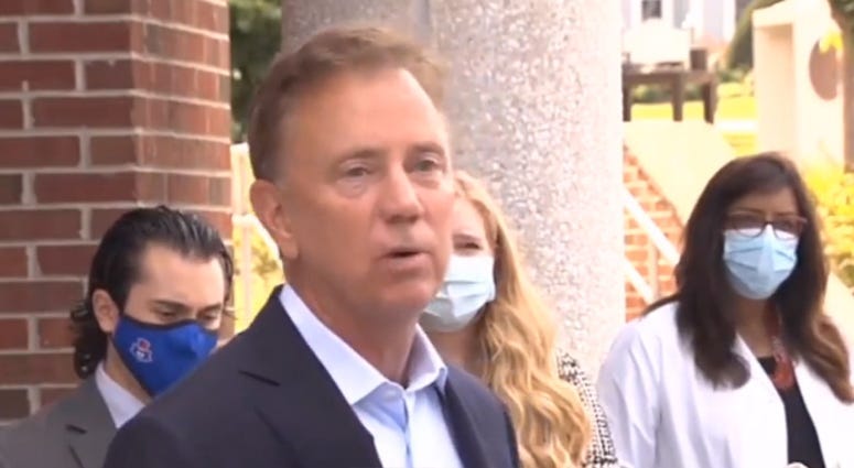 Ned Lamont in Danbury