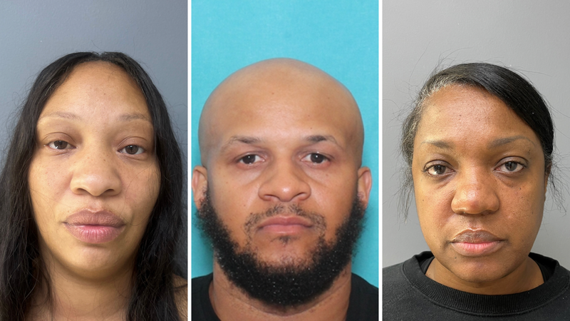 From left: Sherrilynn Hawkins, Vernon Hatchett and Loretta Harris.