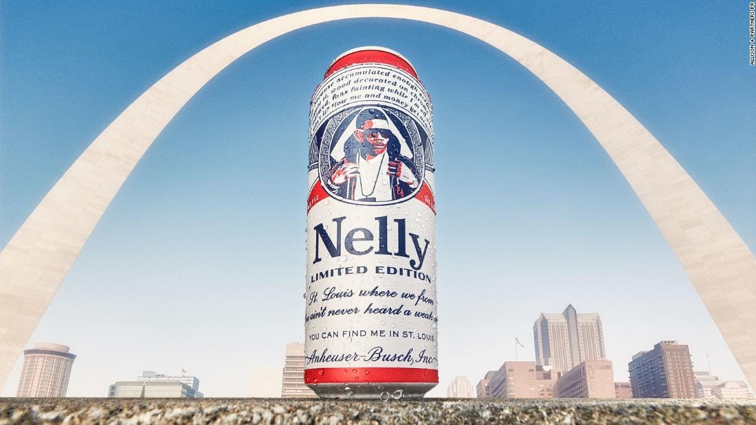 'Shimmy shimmy cocoa what?' Budweiser releases limited-edition Nelly cans exclusively in St. Louis