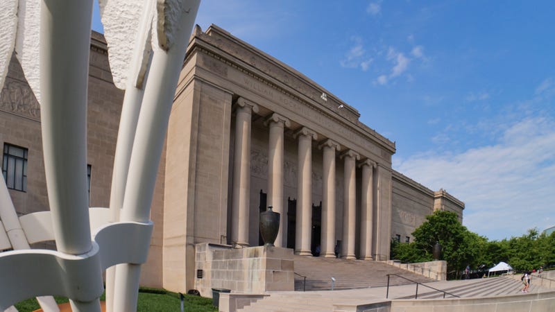 Exterior of the Nelson-Atkins Museum of Art in Kansas City