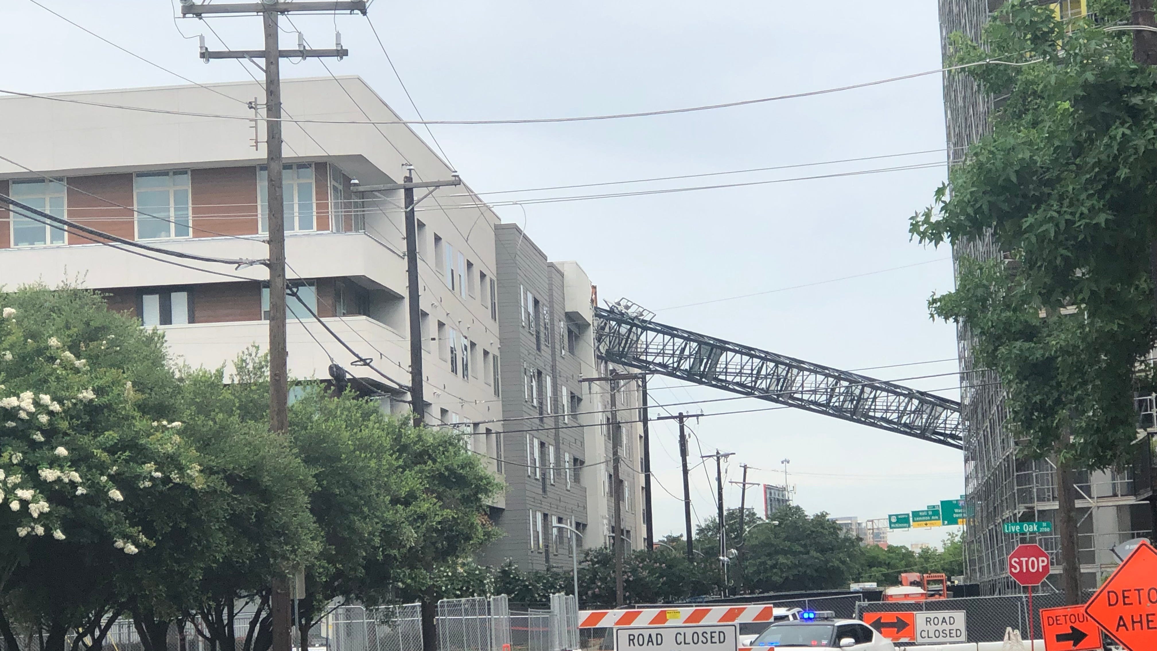 Company Whose Crane Collapsed On Dallas Apartment Blames Extreme Winds For Fall