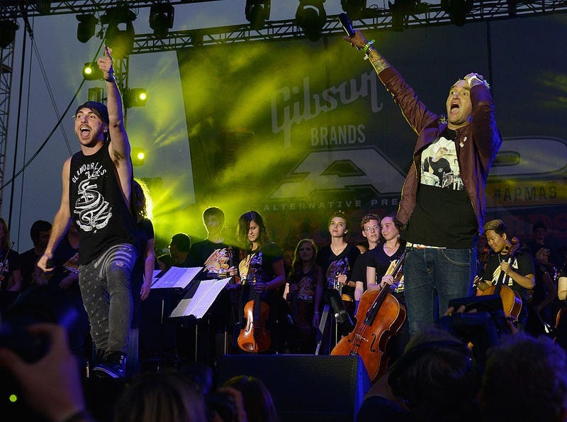 New Found Glory on stage in 2015