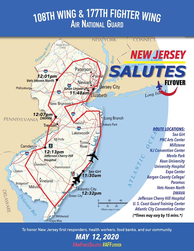 New Jersey Salutes Flyover