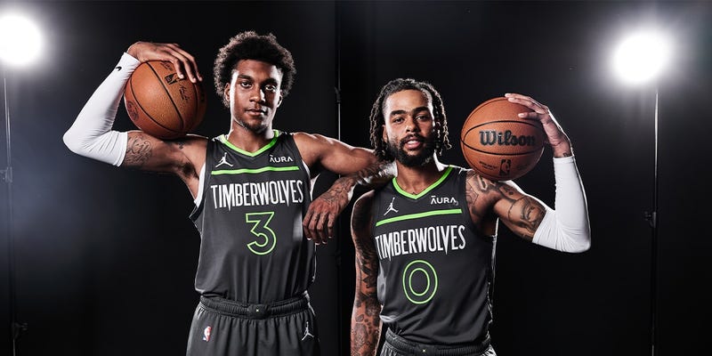 Timberwolves statement edition jerseys