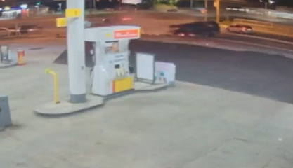 Surveillance video captures a late night crash on Wednesday that killed a New Castle woman and her 10-year-old daughter.