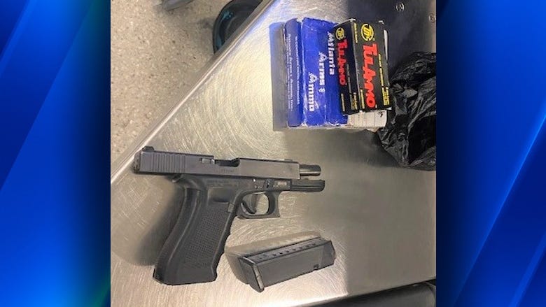 Convicted felon appears in court after allegedly trying to bring gun on plane at Newark Airport