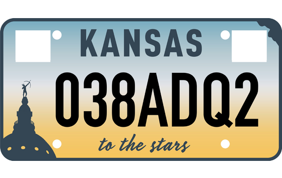 New standard license plates issued for Kansas vehicles