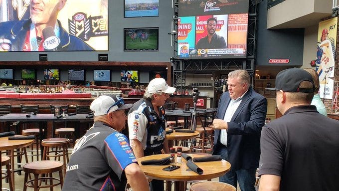Robert Hight, John Force, Chris Blair, & Richie Crampton 