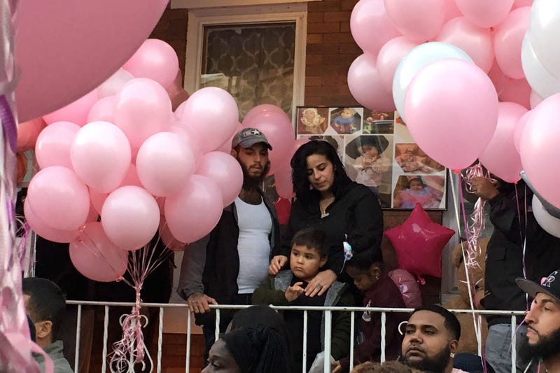 Nikolette Rivera's family mourns with friends and neighbors.