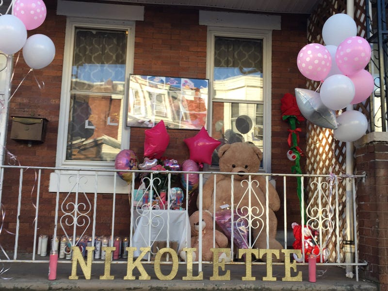 Friends and family mourn 2-year-old Nikolette Rivera with a vigil in Kensington.