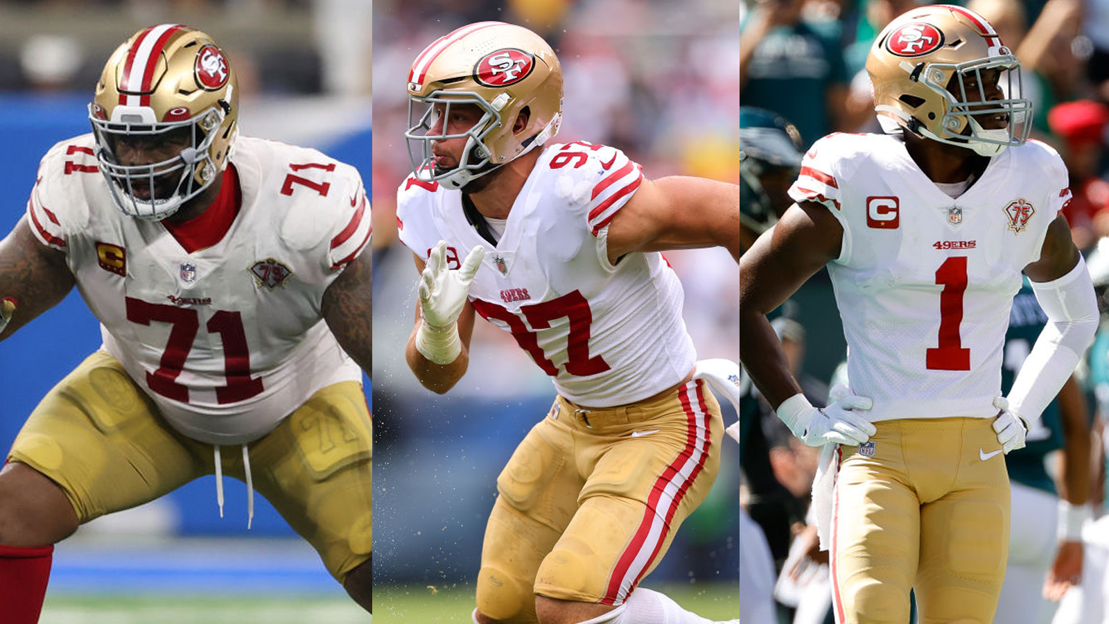Trent Williams, Nick Bosa, Jimmie Ward return to 49ers practice