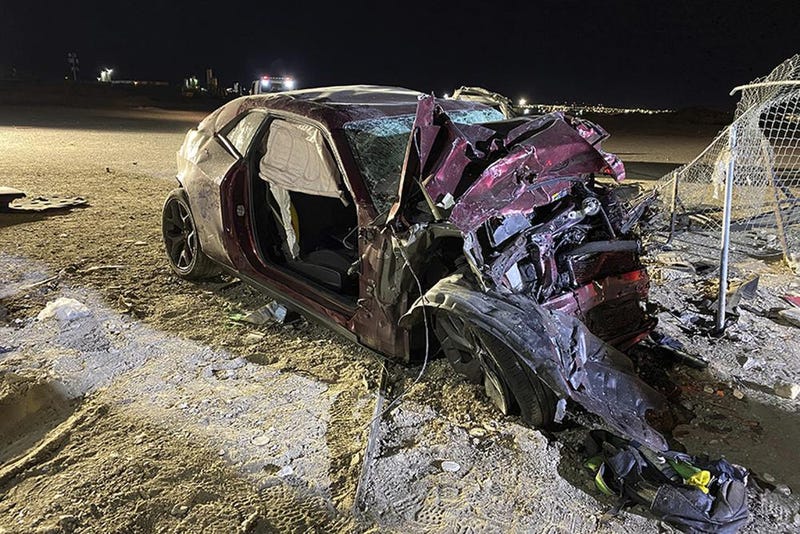 Scene a fatal crash in NLV on 1/29/22