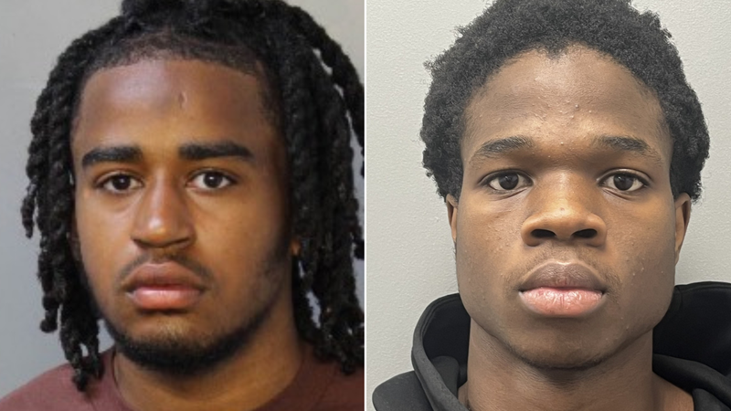 Ziyker Washington (left) is wanted on murder charges in the shooting death of 19-year-old Hamid Boyd in Norristown. Mark Fields (right) and Theodore Adams (not pictured) have already been arrested and charged with first-degree murder.