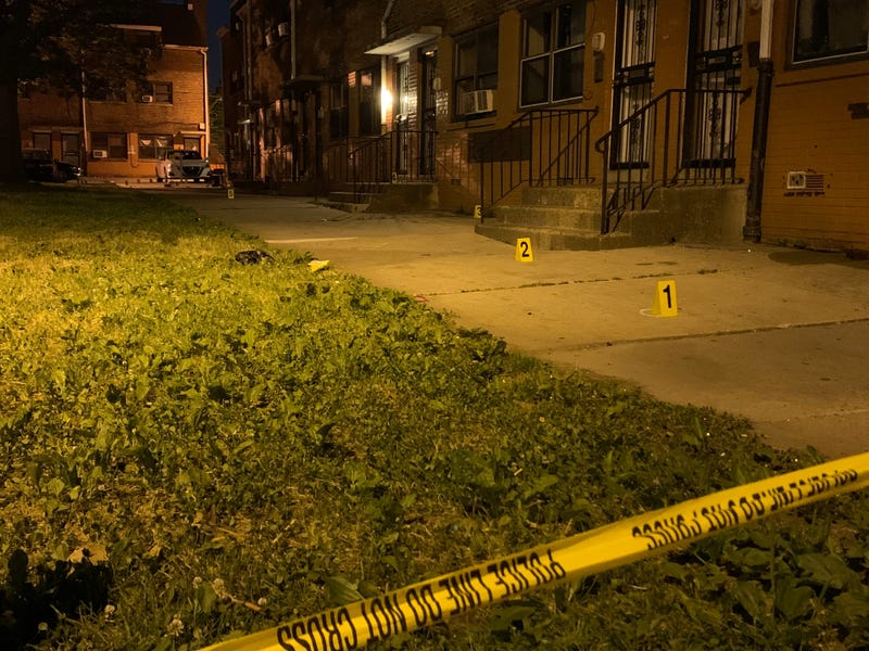 Seven people were shot, one of them fatally, at the apartments at 8th and Wallace streets, near Spring Garden Street.
