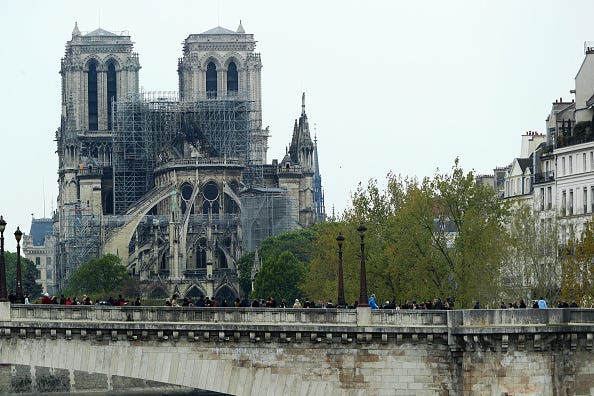 Notre Dame, fire