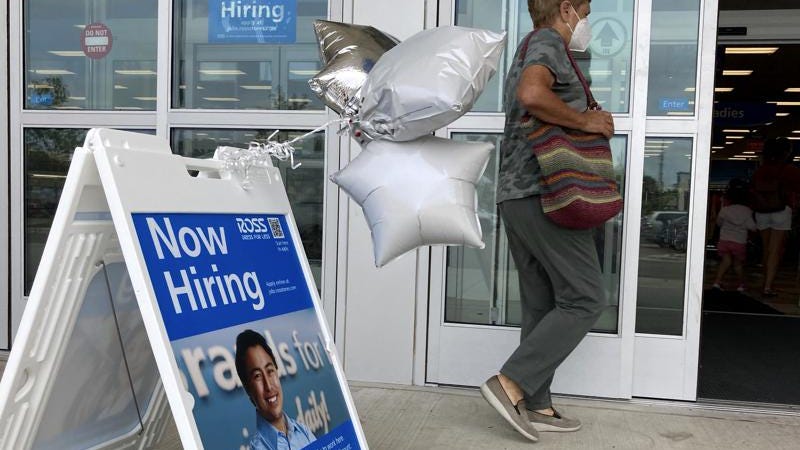 US added 943,000 jobs in July; unemployment rate at 5.4%