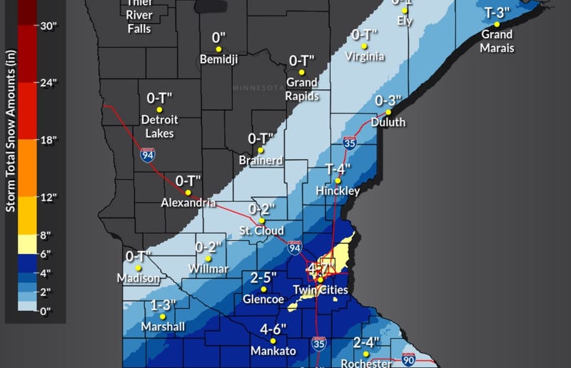 Snow map