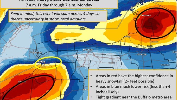 What to Expect: Significant and lengthy lake effect snow system looming