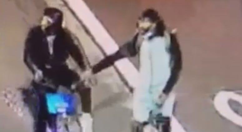 Officer attacked with fire extinguisher